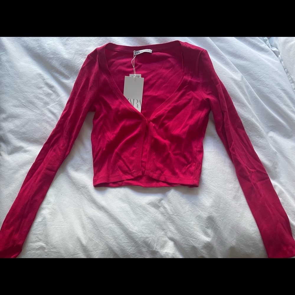 Zara pink cardigan - brand new with tags